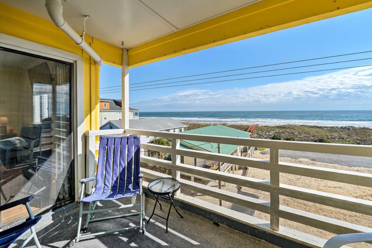 Breezy Beach Retreat With 180-Degree Ocean Views! Appartement Carolina Beach Buitenkant foto