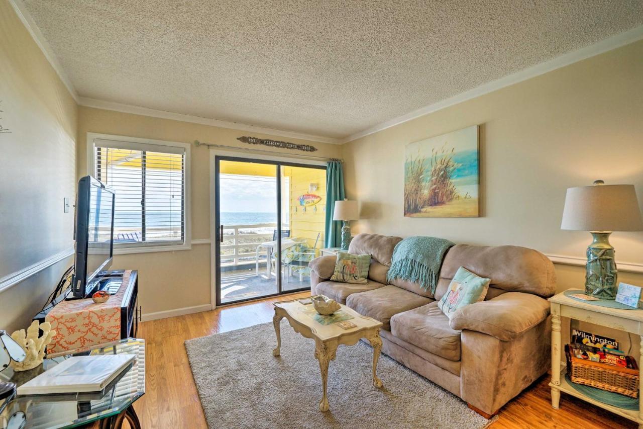 Breezy Beach Retreat With 180-Degree Ocean Views! Appartement Carolina Beach Buitenkant foto